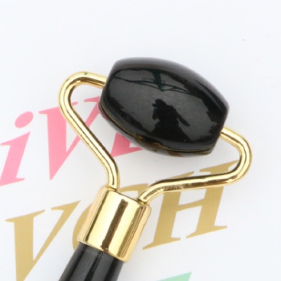 Facial Contouring Tool - NEW Mini - Obsidian Crystal Roller - Picture 2 of 3